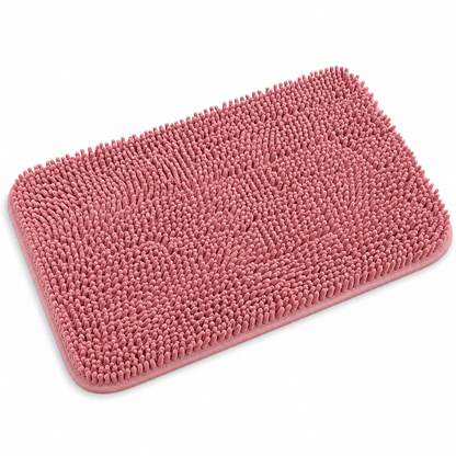 ChenilSoft - Tapis de Bain en Chenille Antidérapant & Ultra-Absorbant