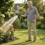 FlexiFlow - Tubo da Giardino Estensibile 10 Tipi di Getti