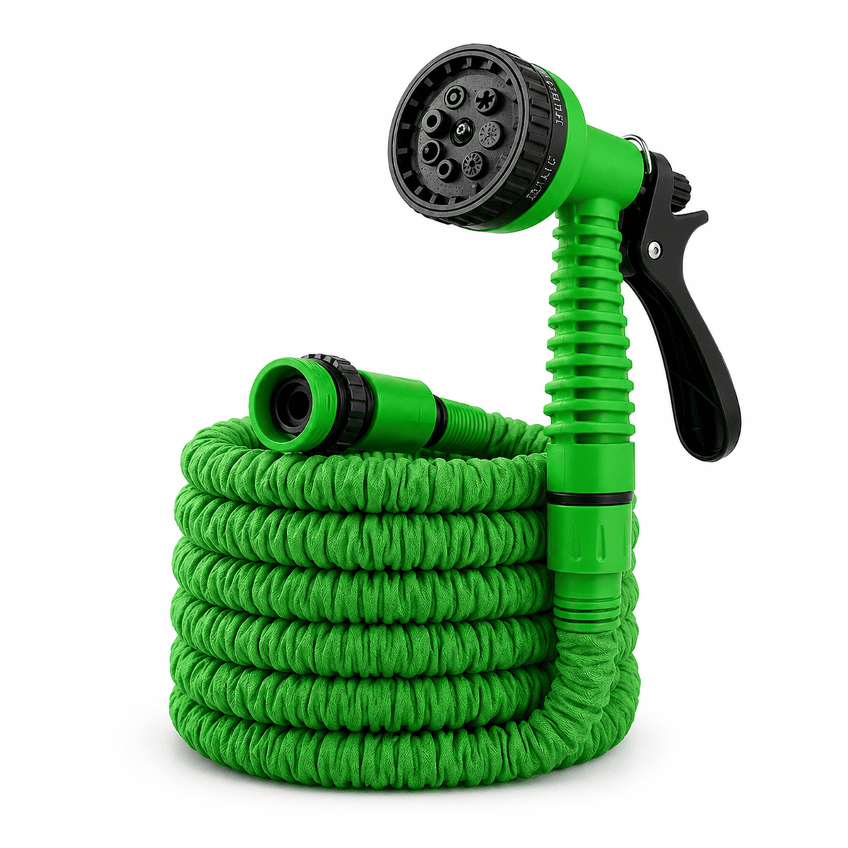 FlexiFlow - Tubo da Giardino Estensibile 10 Tipi di Getti