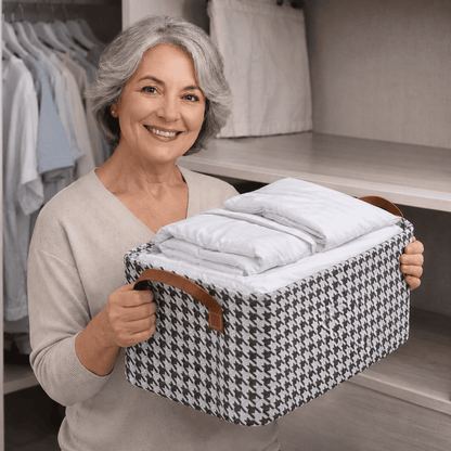 CasaBox - Boîte de Rangement Pliable Lot de 4