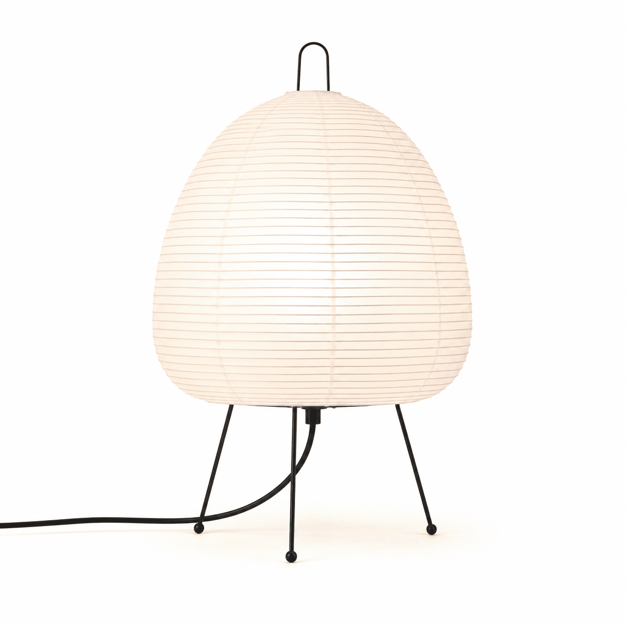 Lampe de Table Papier Style Akari Wabi-Sabi