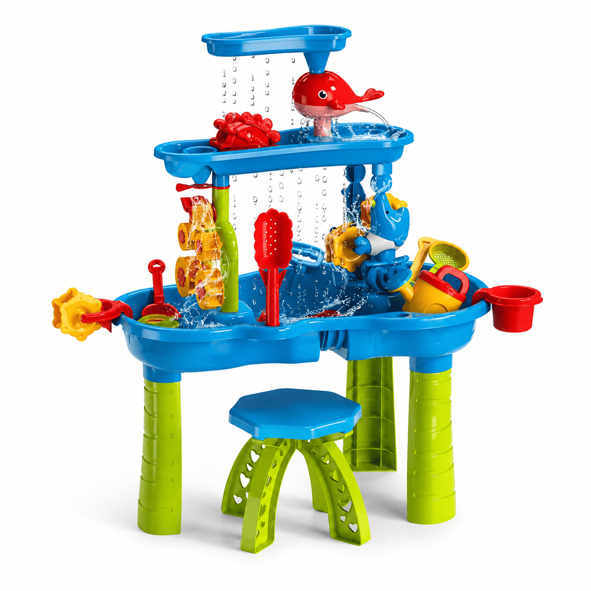 Tavolo da gioco sabbia e acqua 3 in 1 per bambini