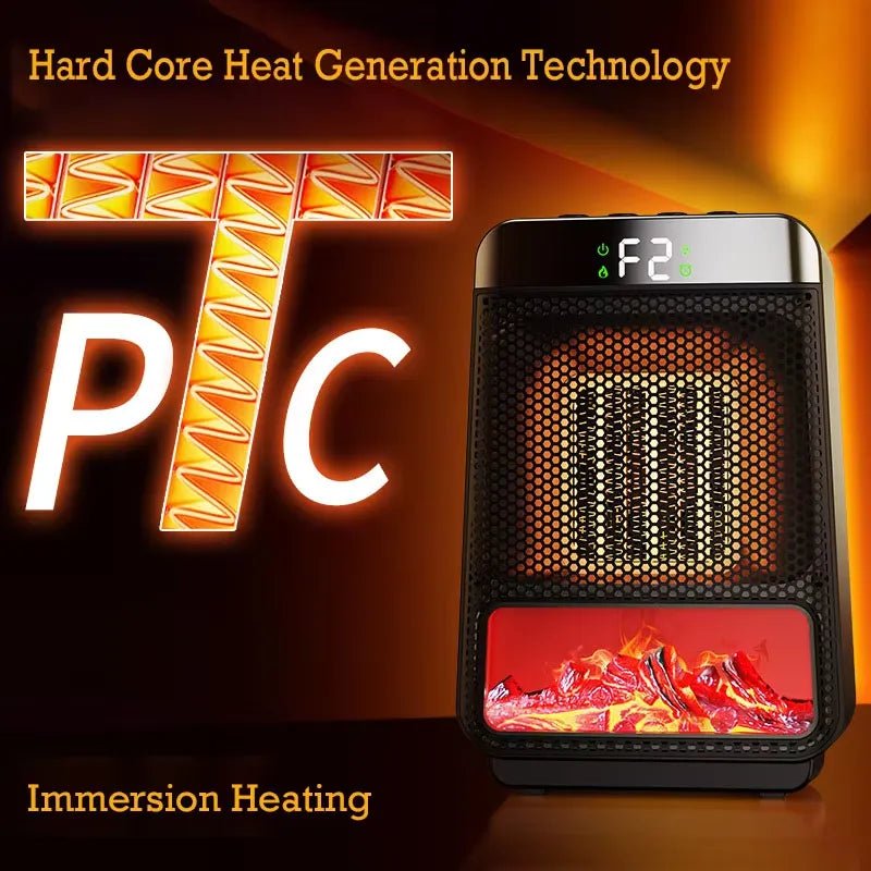 Riscaldamento Elettrico 1500W - Radiatore a Basso Consumo Energetico per Grandi Spazi