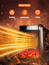 Riscaldamento Elettrico 1500W - Radiatore a Basso Consumo Energetico per Grandi Spazi