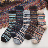 Chaussettes D'Hiver Scandinaves - Laine & Coton Écologiques, Confort Ultime