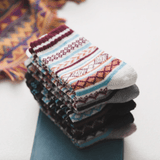 Chaussettes D'Hiver Scandinaves - Laine & Coton Écologiques, Confort Ultime