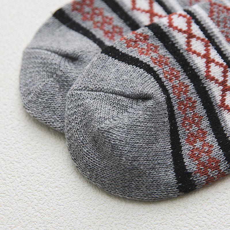 Chaussettes D'Hiver Scandinaves - Laine & Coton Écologiques, Confort Ultime