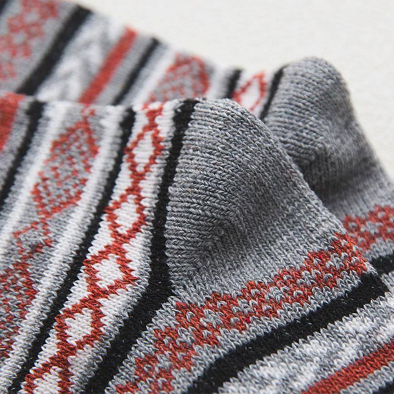 Chaussettes D'Hiver Scandinaves - Laine & Coton Écologiques, Confort Ultime