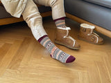 Chaussettes D'Hiver Scandinaves - Laine & Coton Écologiques, Confort Ultime