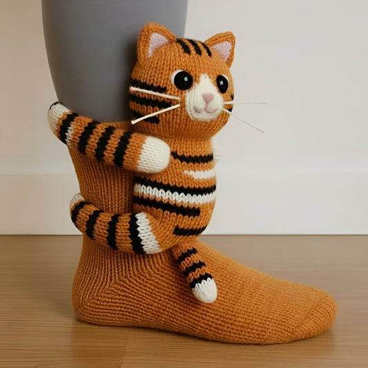 Calze Antiscivolo in Peluche 3D - Comfort e Sicurezza