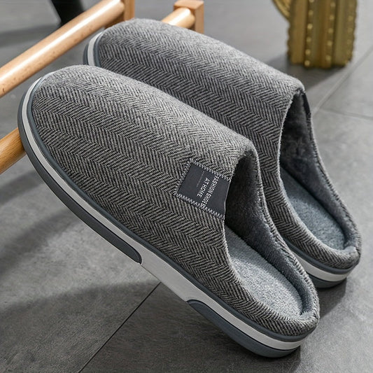 Pantofole da Uomo Antiscivolo in Peluche - Comfort Ottimale