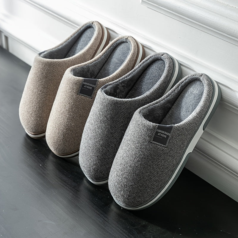 Pantofole da Uomo Antiscivolo in Peluche - Comfort Ottimale