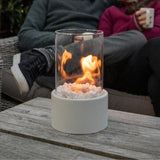 Cheminée de Table au Bioéthanol Ignora - Flamme Sans Fumée, Design Élégant et Portable