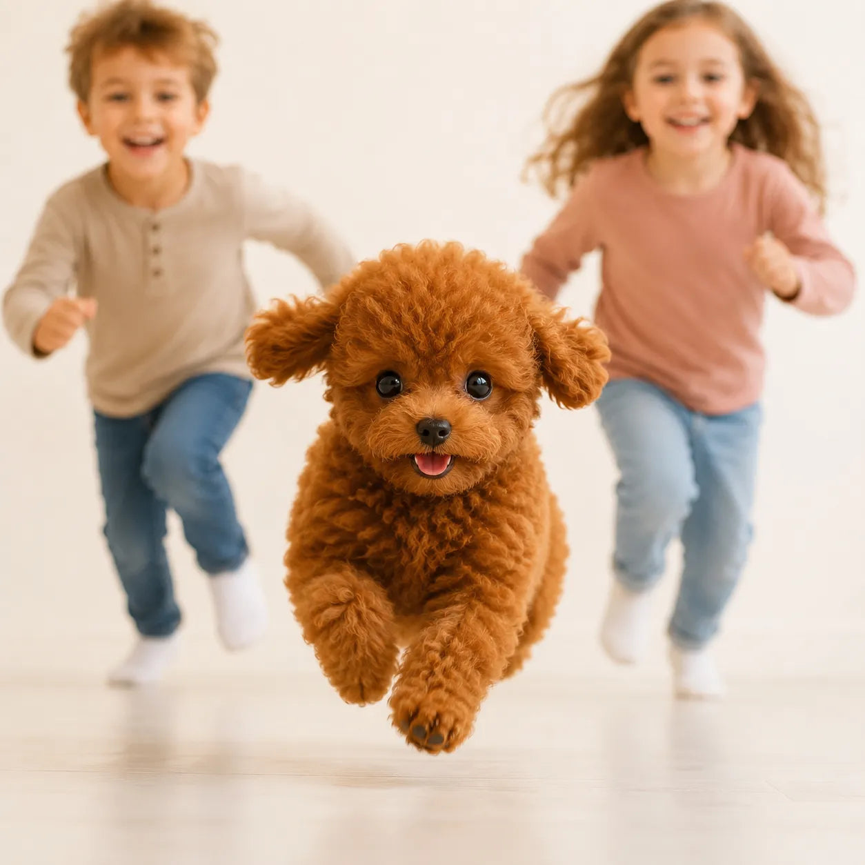 Chiot Robot Interactif Compagnon™ - Jouet Interactif avec Réactions à la Voix et au Toucher
