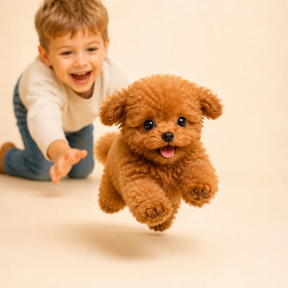 Chiot Robot Interactif Compagnon™ - Jouet Interactif avec Réactions à la Voix et au Toucher