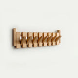 Elegante Appendiabiti in Legno a Forma di Pianoforte con Ganci Resistenti