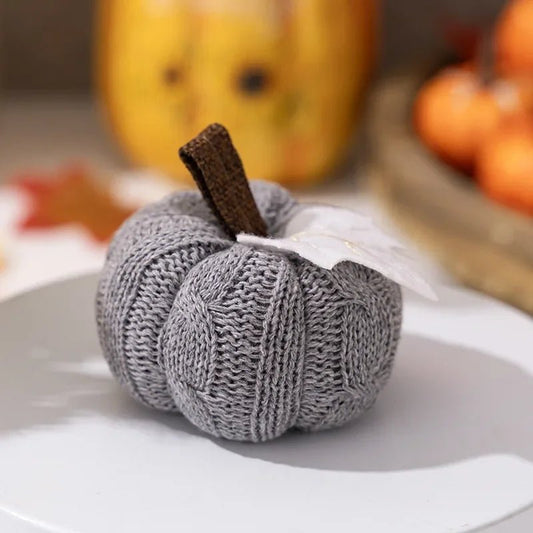 Citrouille Deco Halloween en Polyester - Decoration Citrouille Automnale