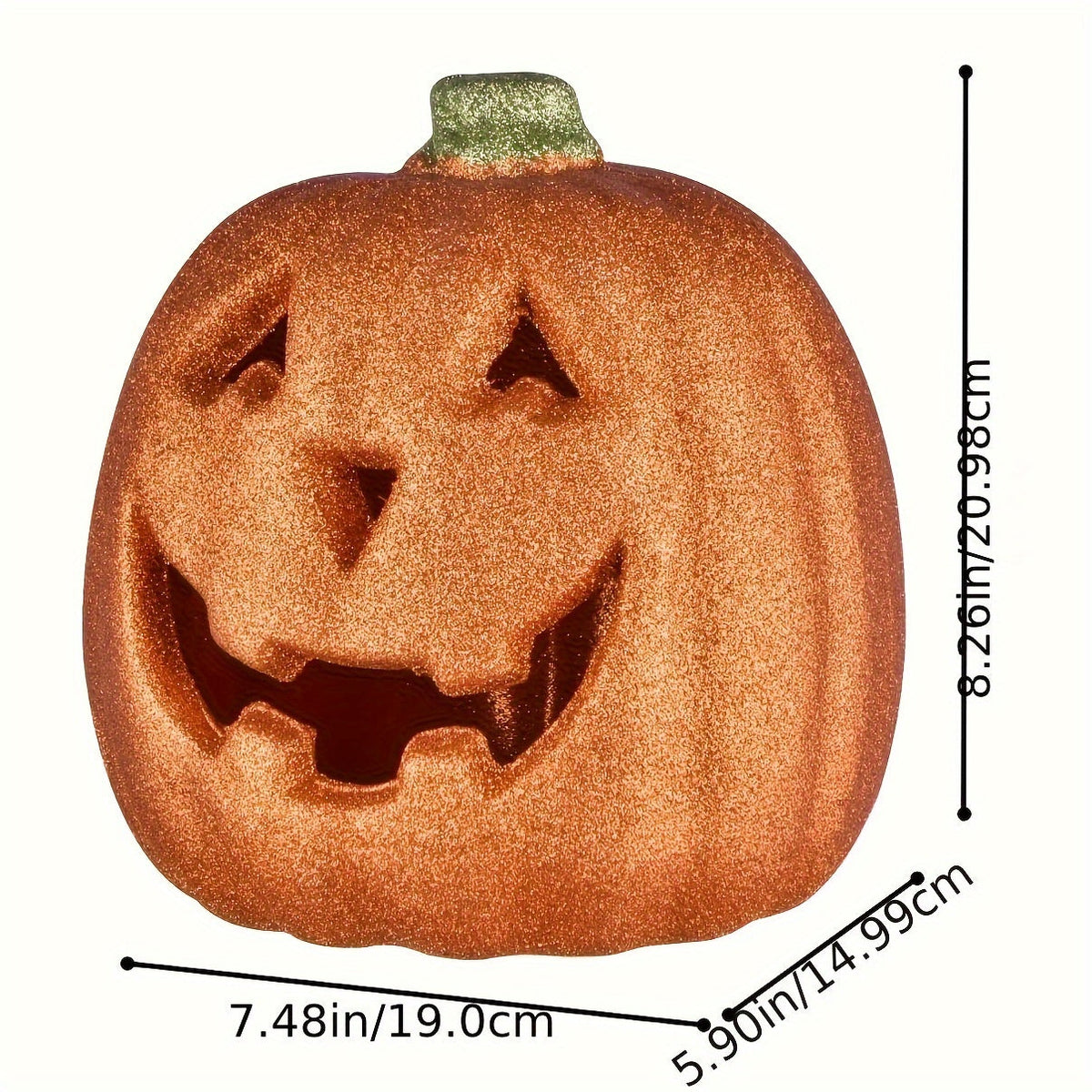 Citrouille Lumineuse Halloween - Décoration Jack-O'-Lantern Extérieure Sûre et Pratique