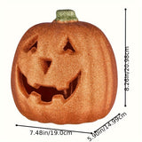 Citrouille Lumineuse Halloween - Décoration Jack-O'-Lantern Extérieure Sûre et Pratique