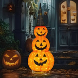 Citrouille Lumineuse d'Halloween avec 100 LED et Minuterie