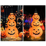 Citrouille Lumineuse d'Halloween avec 100 LED et Minuterie