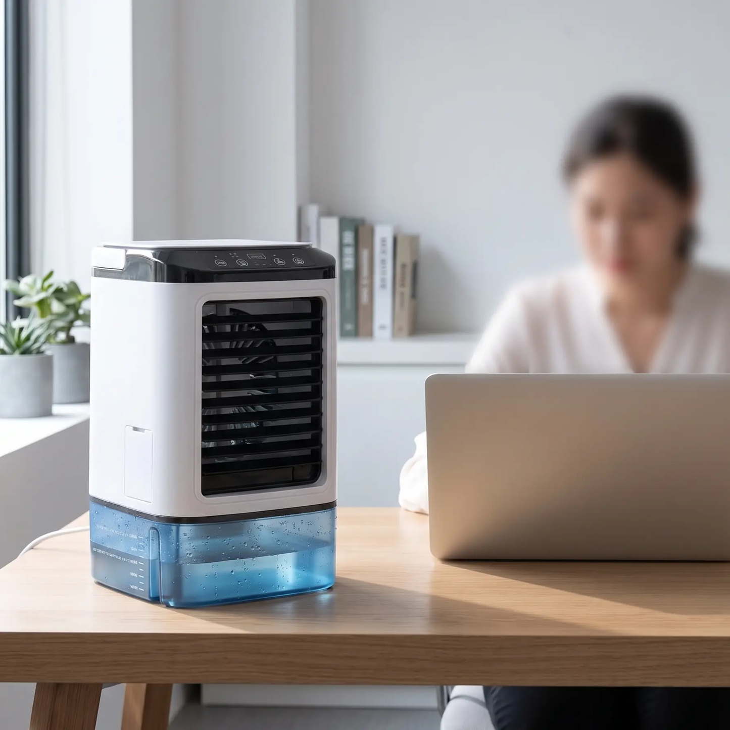 Climatiseur Mobile Silencieux 3 Vitesses - Refroidissement Par Ultrasons