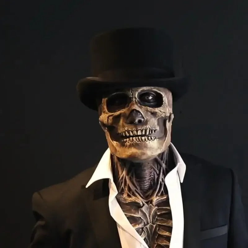 Costume de Halloween Ultra-Réaliste - Squelette Terrifiant