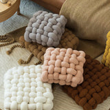 Coussin Décoratif en Velours d'Agneau pour Canapé - Élégance et Confort