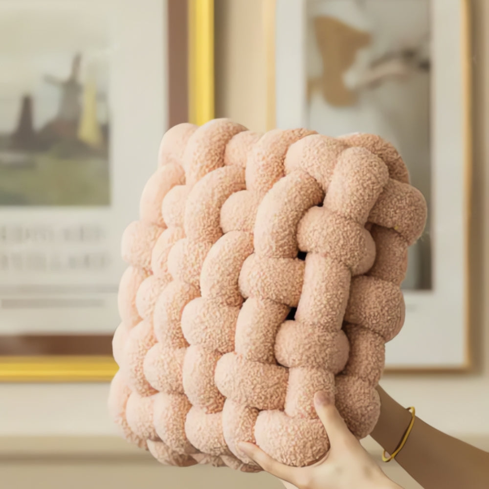 Coussin Décoratif en Velours d'Agneau pour Canapé - Élégance et Confort