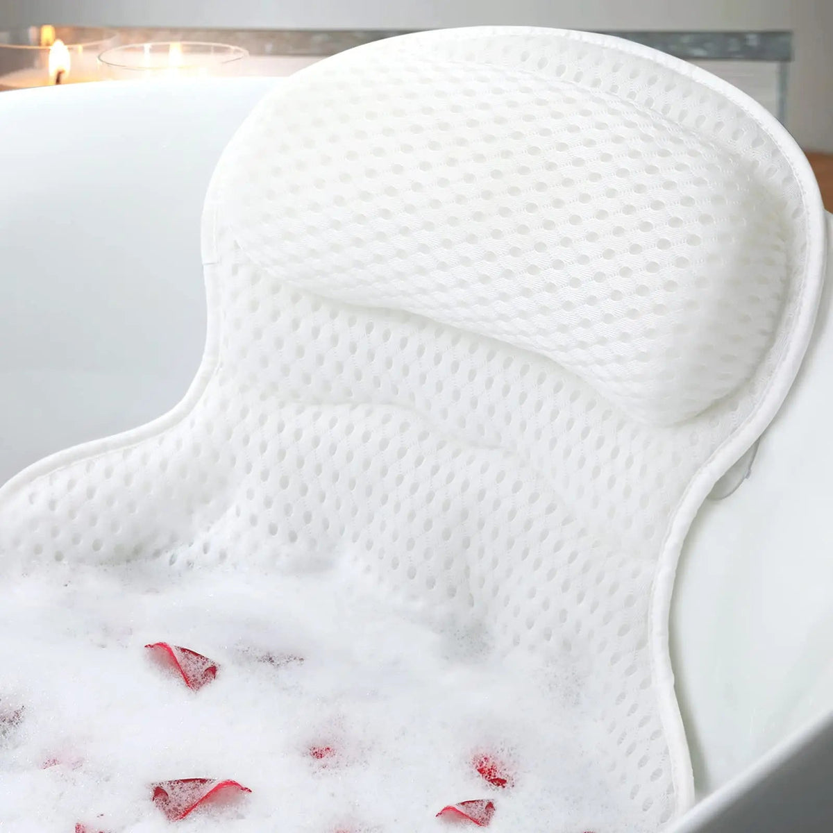 Coussin de Bain Ergonomique Antidérapant pour Baignoire - Confort Optimal