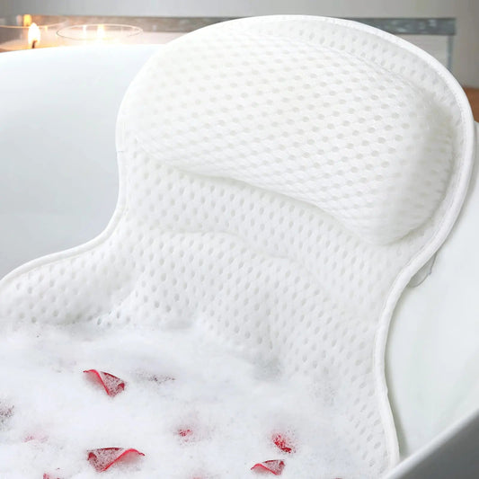 Cuscino da Bagno Ergonomico Antiscivolo per Vasca - Comfort Ottimale