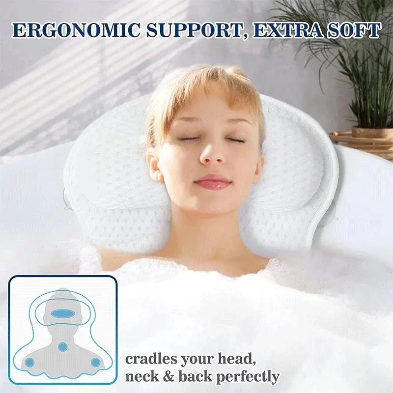 Coussin de Bain Ergonomique Antidérapant pour Baignoire - Confort Optimal
