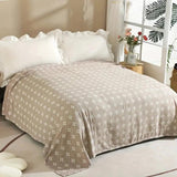 Coperta Comfort Diamond Dot 100% Cotone - Morbida e Traspirante