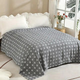 Coperta Comfort Diamond Dot 100% Cotone - Morbida e Traspirante