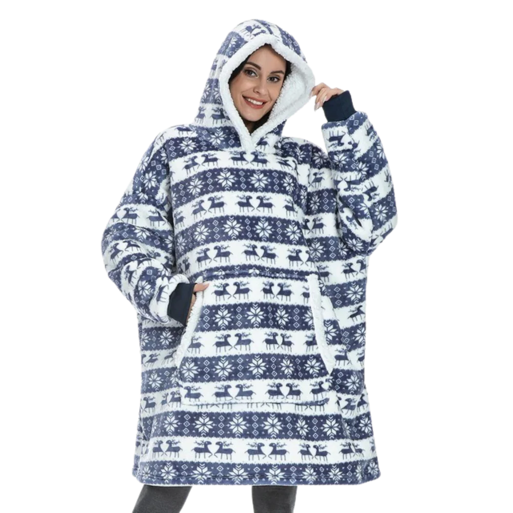 Couverture à Capuche Géante - Douceur et Confort Inégalés