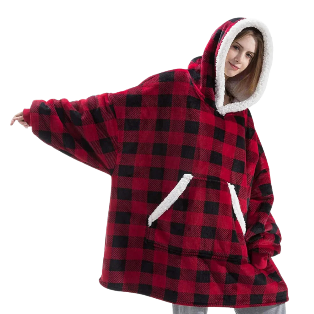 Couverture à Capuche Géante - Douceur et Confort Inégalés