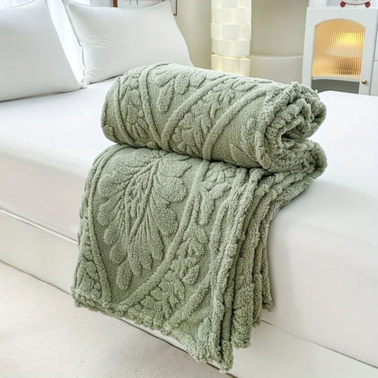 Couverture en Fleece Jacquard Paris Weave - Douceur et Élégance