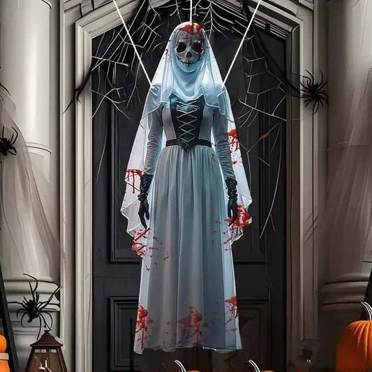 Décoration d'Halloween - Mariée Effrayante à Suspendre 39,5 pouces
