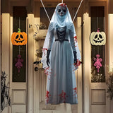 Décoration d'Halloween - Mariée Effrayante à Suspendre 39,5 pouces