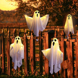 Décorations Fantômes Lumineux d'Halloween - Tissu Suspendu