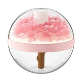 Diffuseur Huile Essentielle Ultrasonique Floral Rechargeable avec Lumière LED
