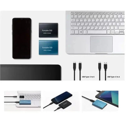 Disque Dur Externe SSD Portable 512 Go - Stockage Rapide USB-C