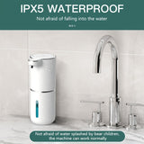 Dosatore Automatico di Sapone a Parete - Igiene Pratica per Bagno e Cucina