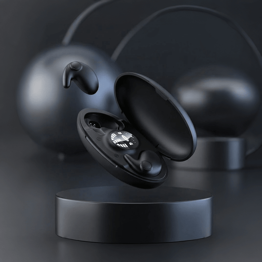 Auricolari Bluetooth Wireless con Cancellazione del Rumore 5.3 Ergonomici con Custodia di Ricarica