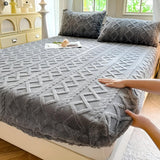 Set Lenzuola in Velluto Sherpa Luxe - Morbidezza e Comfort per Tutte le Stagioni