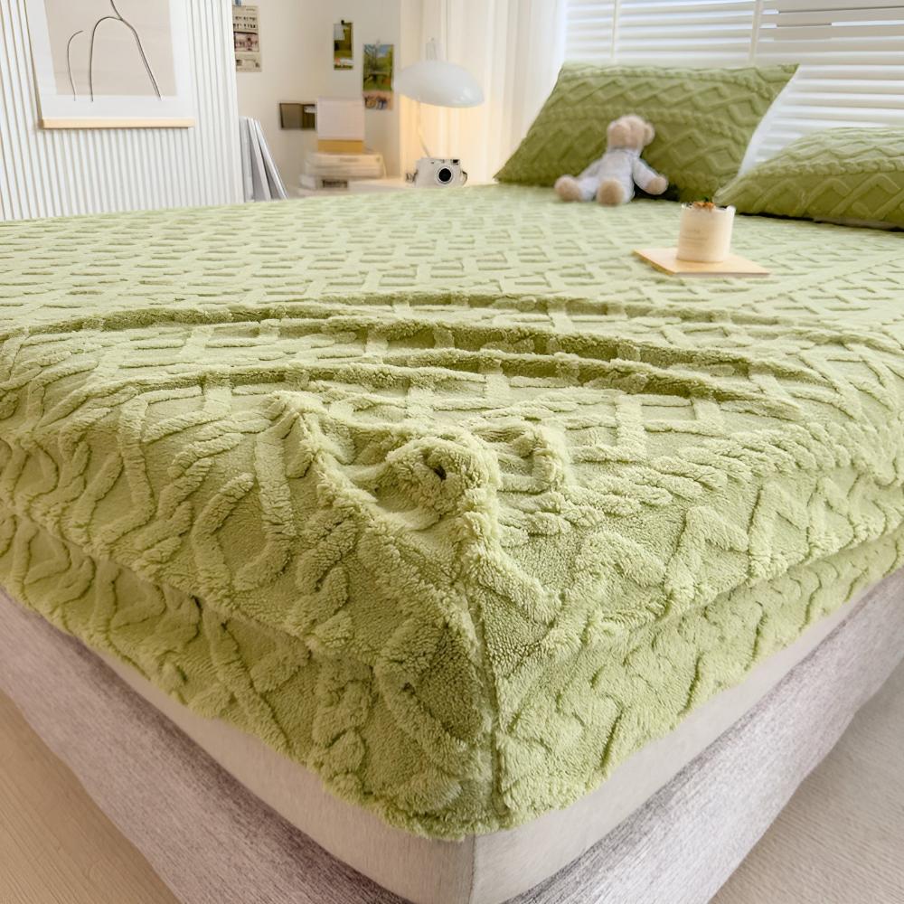 Set Lenzuola in Velluto Sherpa Luxe - Morbidezza e Comfort per Tutte le Stagioni