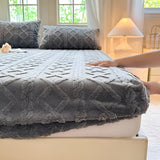 Set Lenzuola in Velluto Sherpa Luxe - Morbidezza e Comfort per Tutte le Stagioni