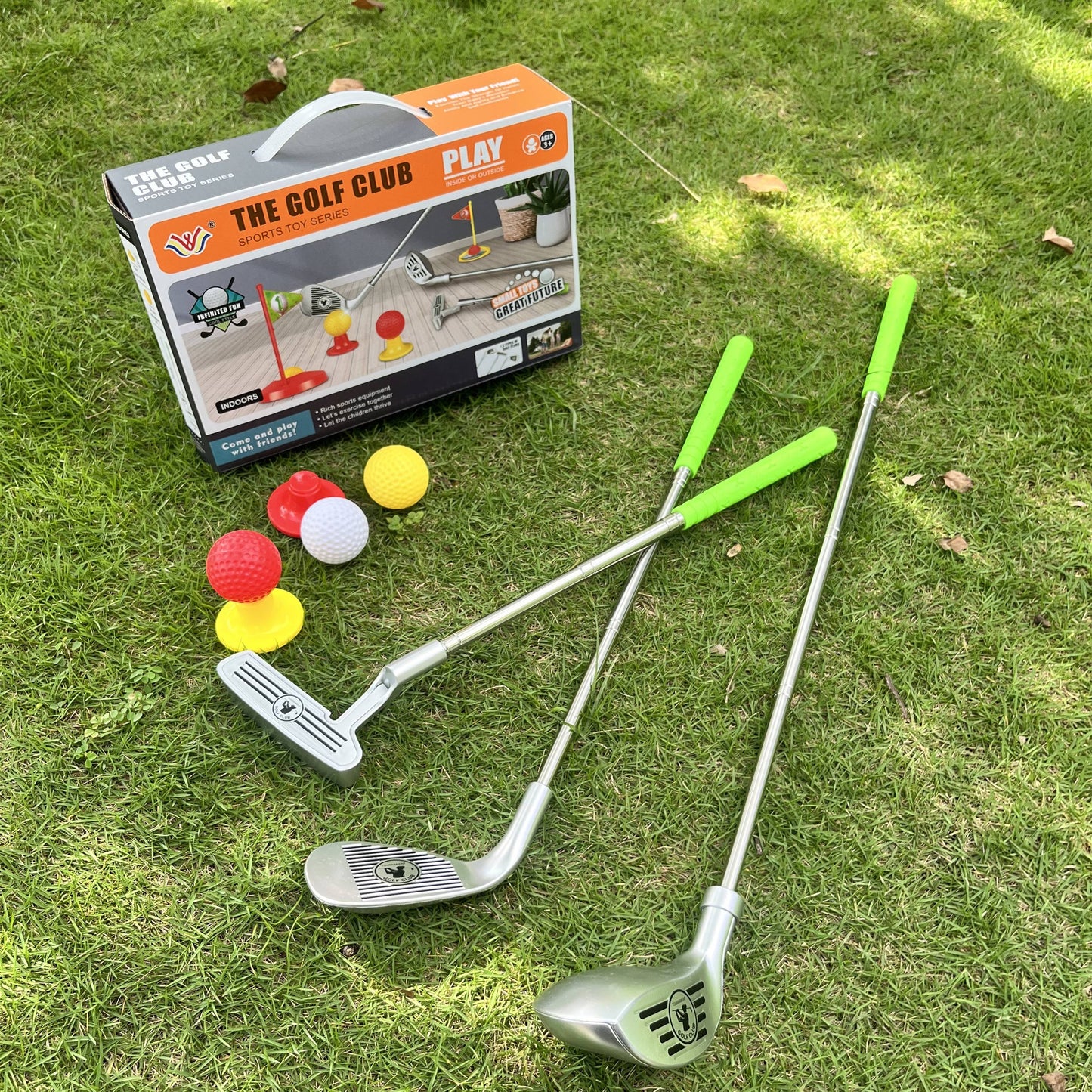 Ensemble de Golf Enfant - Clubs Réglables pour Développement Moteur et Amusement