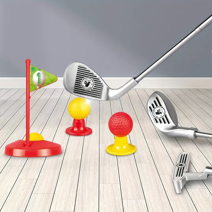Ensemble de Golf Enfant - Clubs Réglables pour Développement Moteur et Amusement