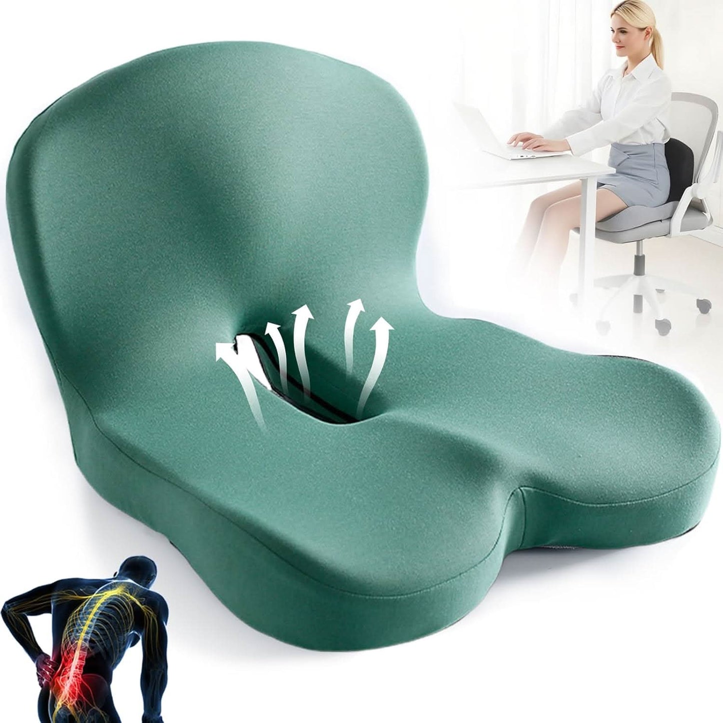 Ergocomfort Pad - Coussin Ergonomique en Mousse à Mémoire de Forme